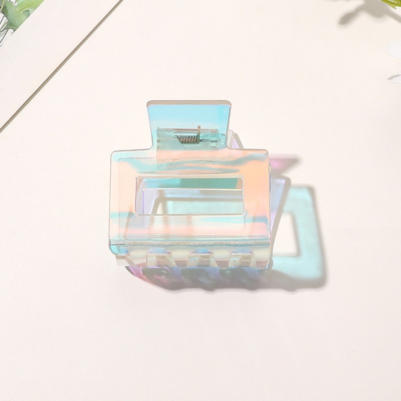 Kẹp Tóc Móng Vuốt Trong Suốt Màu Sắc Gradient Dành Cho Bạn Gái