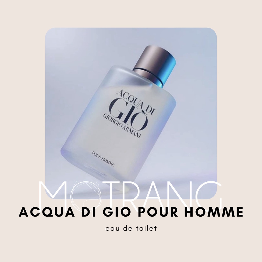 Nước Hoa Nam Giorgio Armani Acqua Di Gio Pour Homme Cao Cấp Hiện Đại 5ml - 10ml -20ml