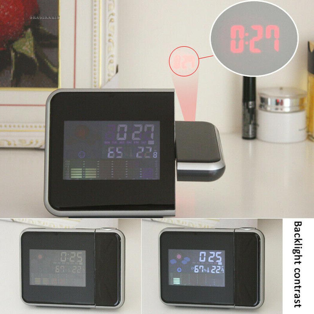 Weather projection clock LCD Digital Accessories USB cable High Quality