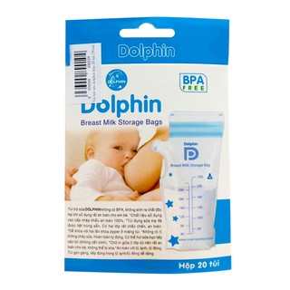 Túi trữ sữa Dolphin 250ml Hộp 20 túi