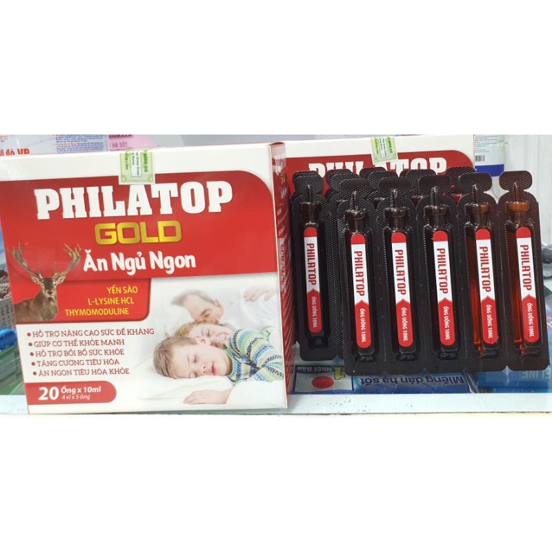 Combo 3 Hộp Phylatop  Gold Ăn Ngủ Ngon - Hộp 20 ống