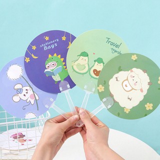 quạt tròn hoạt hình (giao mẫu ngẫu nhiên)