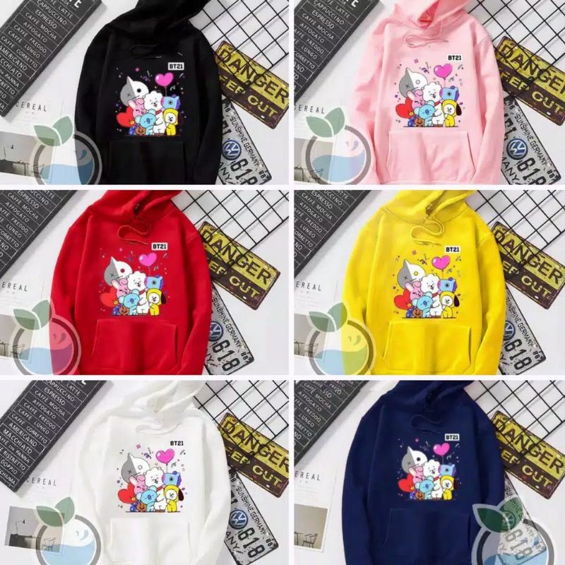 Alesha Shop Áo Hoodie Bt21 Giá Rẻ Cho Nữ