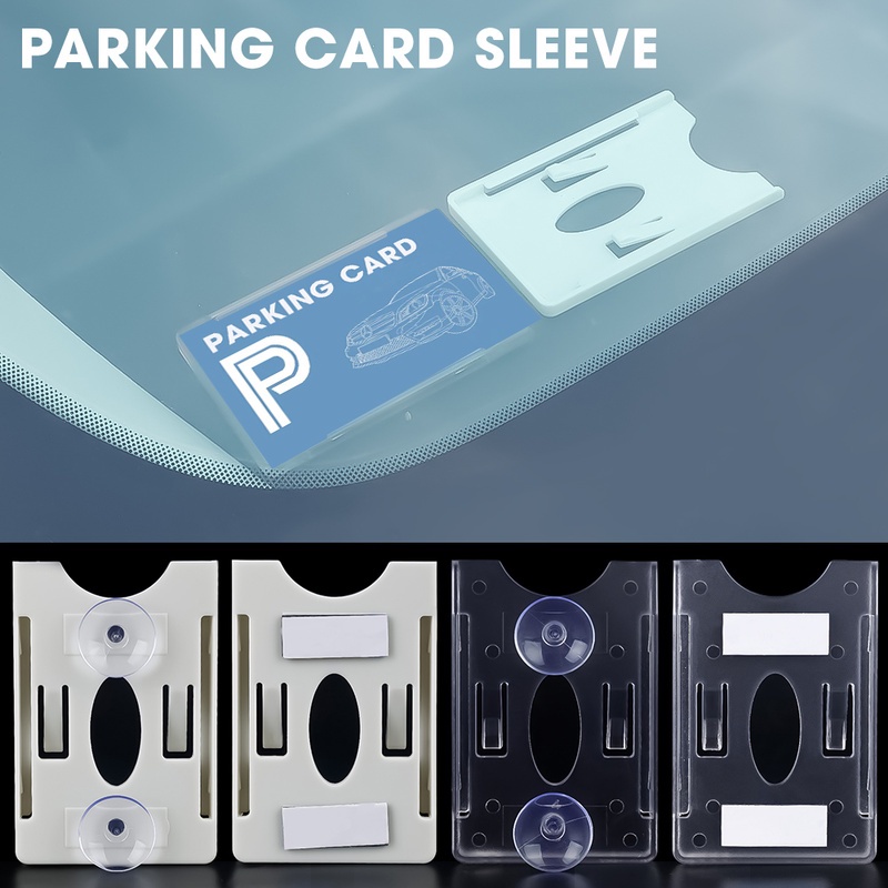 Hộp Đựng Thẻ ID IC Dán Kính Chắn Gió Xe Hơi Siêu Bền
