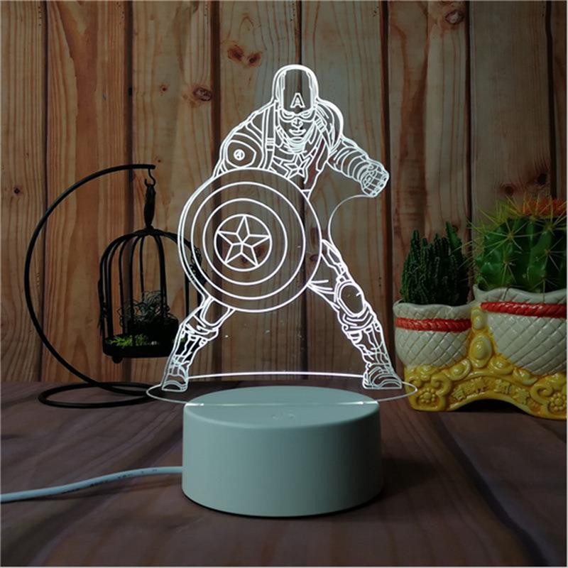 Đèn ngủ, đèn trang trí Led 3D, Con Ngựa