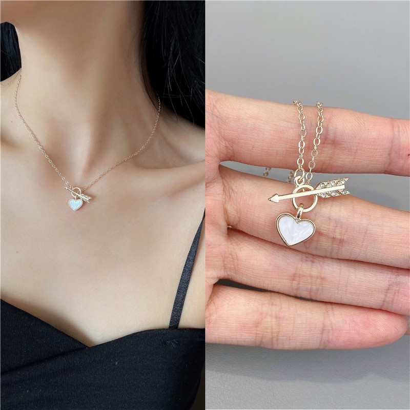 Vòng cổ Mặt Hình Nơ Và Mũi Tên Phong Cách Hàn Quốc Thời Trang Cho Nữ