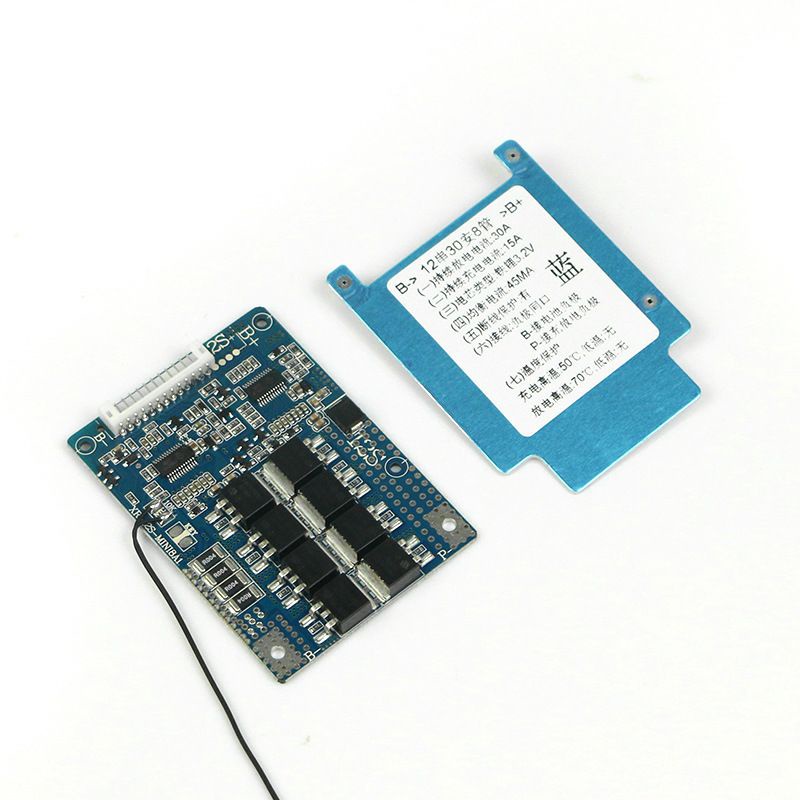 Achun.vn - MẠCH BẢO VỆ PIN SẮT 12S - 36V  XẢ 30A - CÂN BẰNG 35MA CHO PIN HỆ SẮT 3.2V