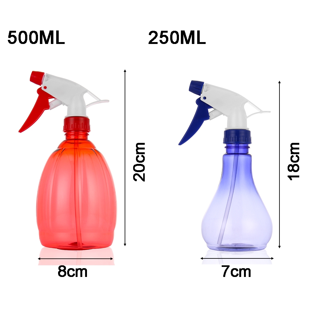 Bình nhựa 500ml/250ml xịt nước tưới cây chuyên dụng nhiều màu tùy chọn