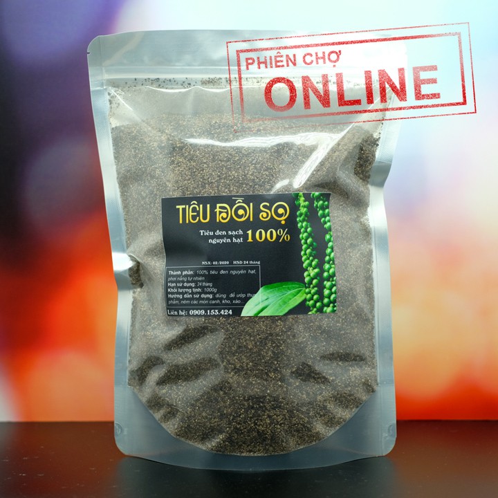 TIÊU ĐEN XAY NGUYÊN HẠT 500G