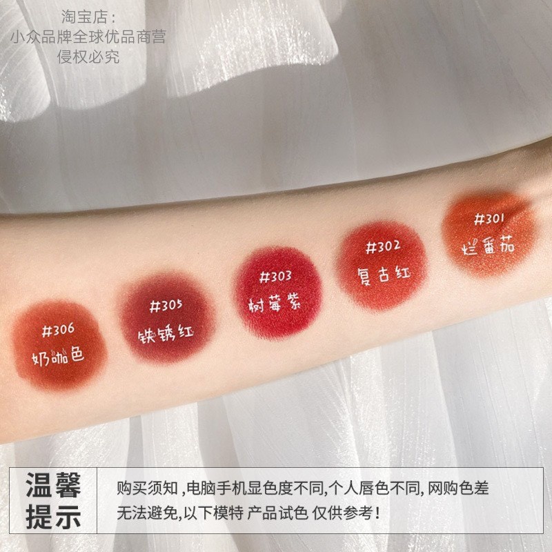 Set 5 Son Kem Lì Lâu Trôi DAISHIAO MATTE Siêu Hot Nội Địa