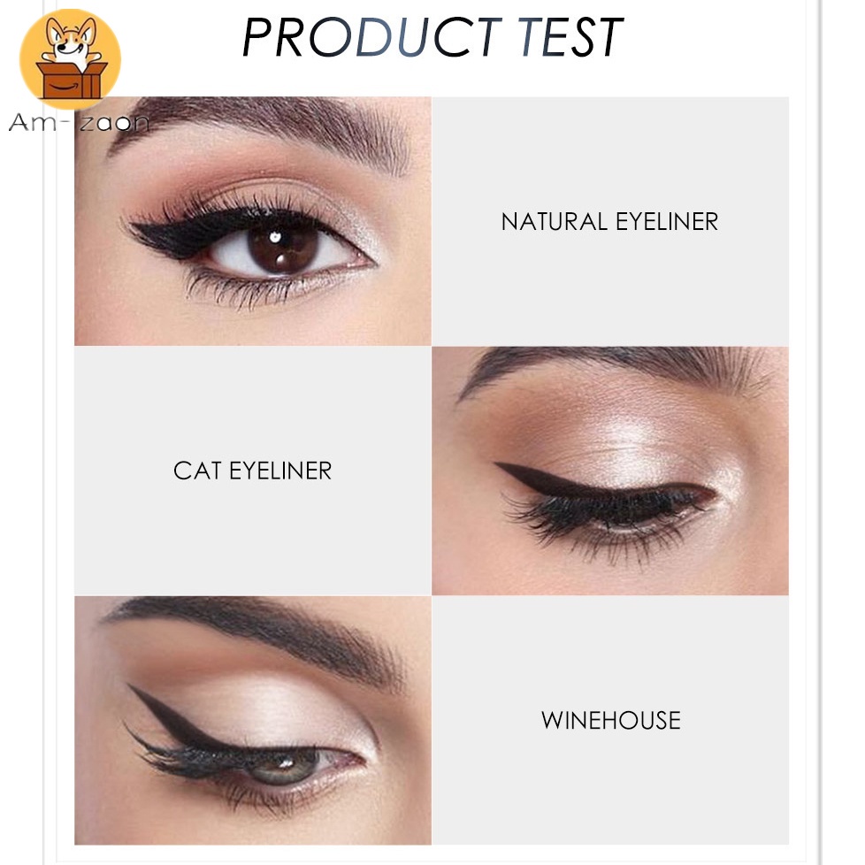 1 Bút Kẻ Mắt Dạng Lỏng Màu Đen Chống Thấm Nước Lâu Trôi