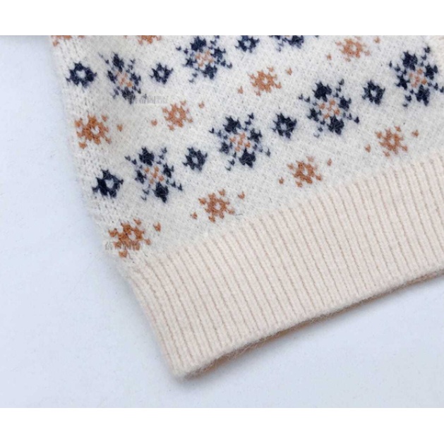 Áo khoác cardigan dệt kim phong cách xuân thu cho bé gái