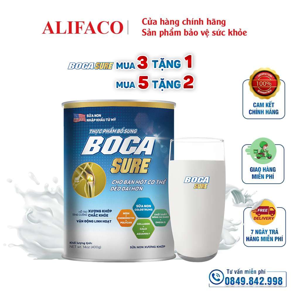 hỗ trợ xương khớp ALIFACO Sữa Non sữa non nhập khẩu từ Mỹ