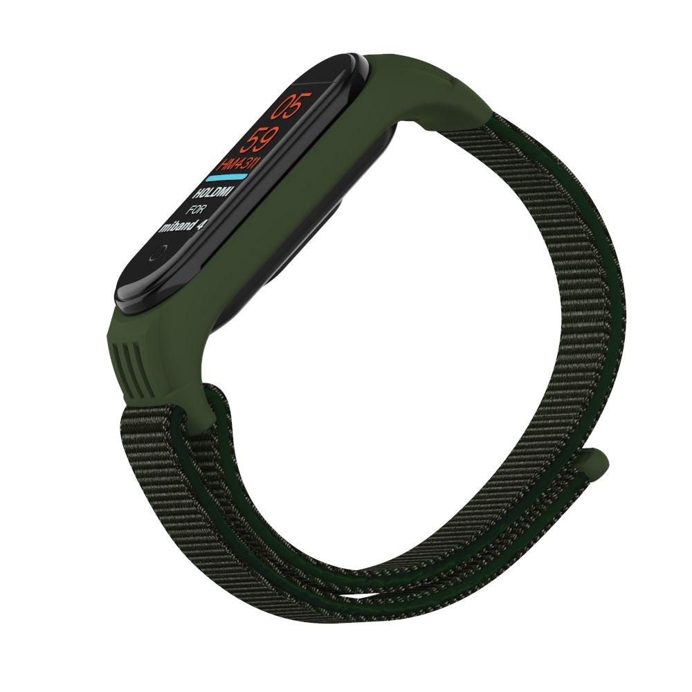 BTLIMER Dây Đeo Sợi Nylon TPU Cho Đồng Hồ Thông Minh Xiaomi Mi Band 5 NFC