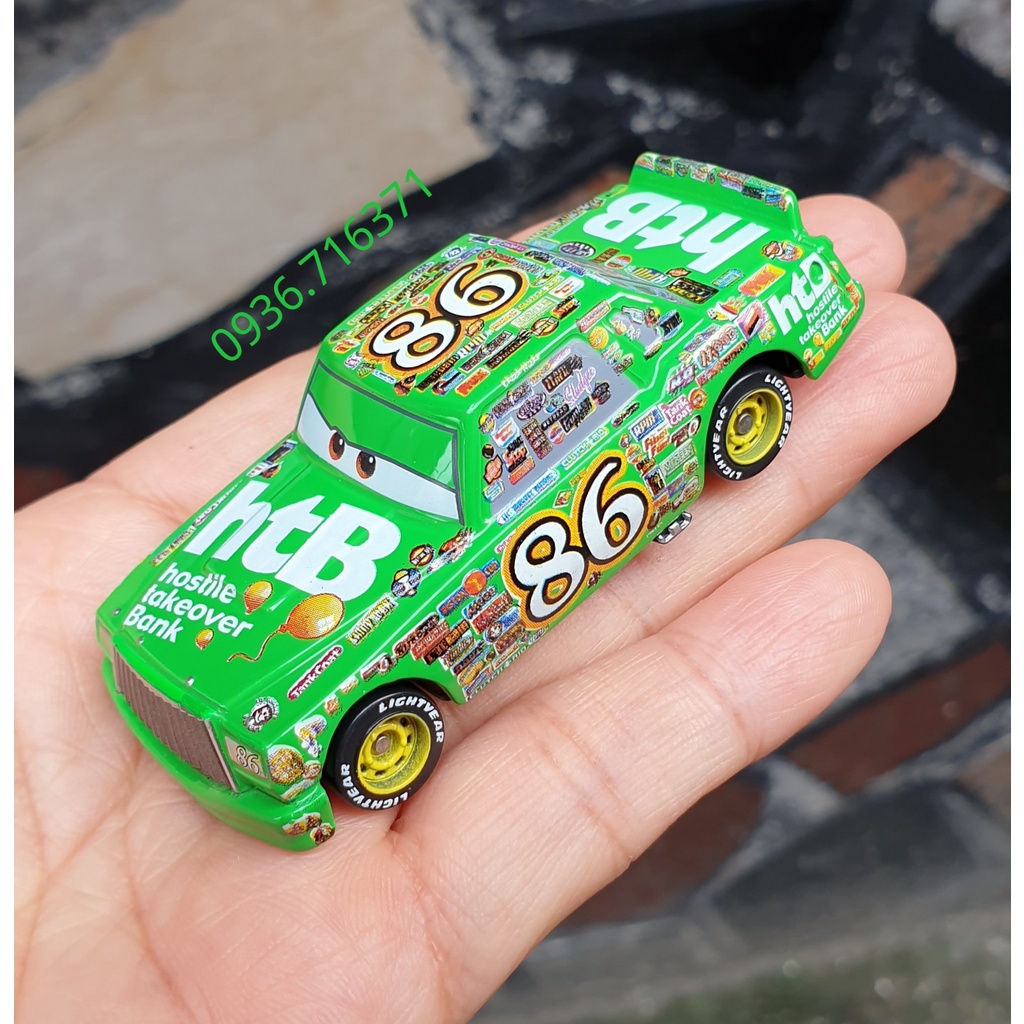 Xe mô hình tomica Nhật Bản - Cars không hộp - Chick Hicks - màu xanh