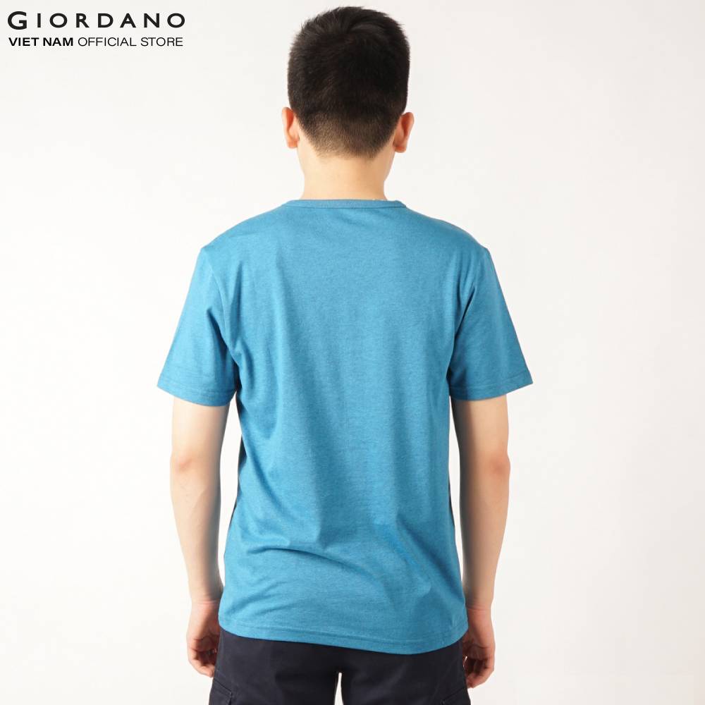 Áo Thun Nam Ngắn Tay Cài Khuy Giordano 01029316