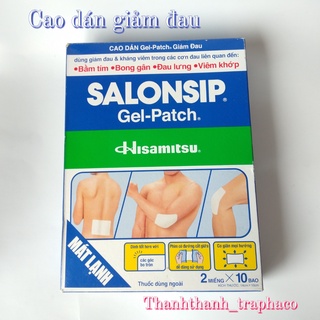 SALONSIP_Miếng dán giảm đau, đau vai đau cơ bầm tím