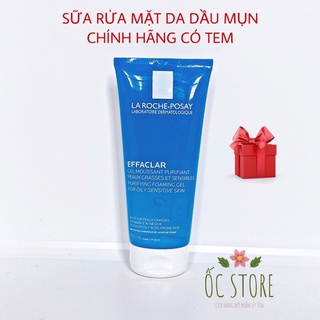 Sữa Rửa Mặt La Roche Posay Efaclar Chính Hãng Cho Da Nhờn Mụn 200ml