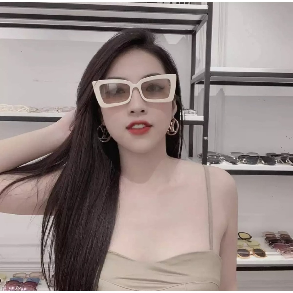Kính mát gọng vuông phong cách Retro thời trang_Bon Shop Kính mắt vuông chống tia UV | BigBuy360 - bigbuy360.vn
