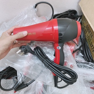 Máy sấy tóc cực khỏe hàng chuẩn salon 6668 cao cấp 2300w 2 màu đỏ đen