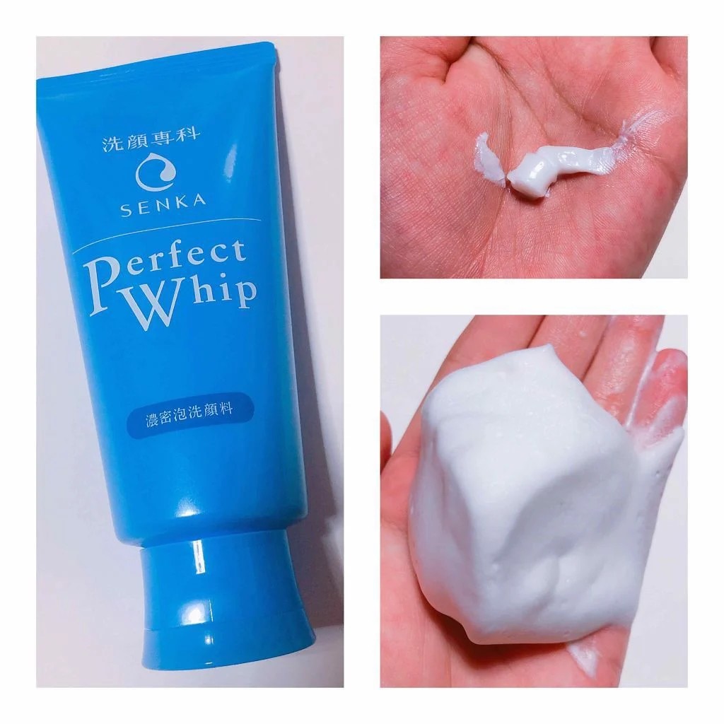 Sữa Rửa Mặt Perfect Whip Facial Foam Wash Shiseido SENKA xanh 120g