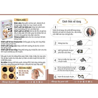 Dầu gội thuốc nhuộm dành cho tóc bạc