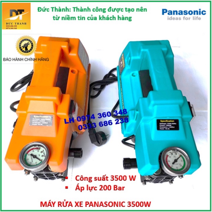 Siêu hot Máy rửa xe PANASONIC 3500W mày xanh