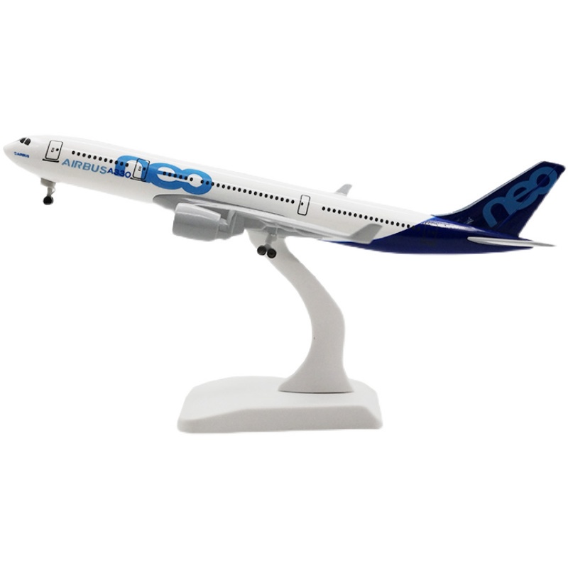 Mô hình máy bay Airbus Neo 20cm có bánh xe