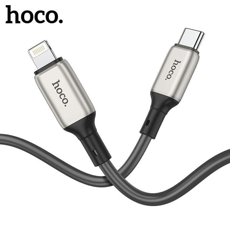 Cáp sạc nhanh Hoco X66 PD20W USB C sang  cho  12 Pro  11 Pro MAX  SE