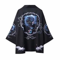 Áo Khoác Kimono Họa Tiết Thổ Cẩm Thời Trang Dành Cho Nam