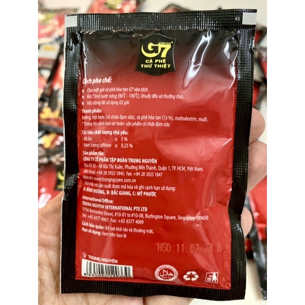 [Tân Phú] COMBO 4 gói cà phê G7-Trung Nguyên hoà tan 3in1 x 16g | BigBuy360 - bigbuy360.vn