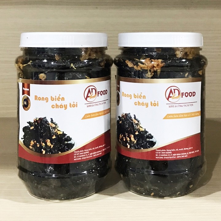 COMBO 18 HỦ RONG BIỂN CHÁY TỎI NHÀ LÀM 70g