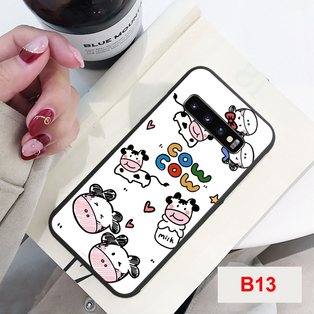 ỐP LƯNG SAMSUNG S10/S10E/S10 PLUS/S10 5G HÌNH BÒ SỮA MOO IN HÌNH ĐỘC LẠ