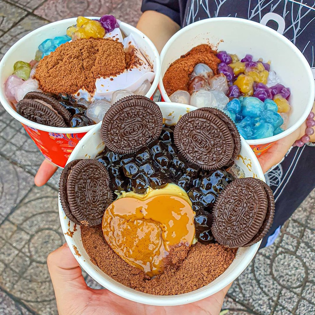 Set Milo Dầm, Ca Cao Dầm ( Set Lớn) Tặng Kèm Công Thức Và Pudding - Name