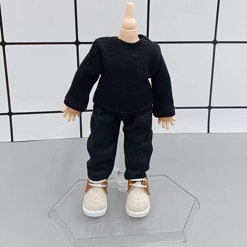 Áo thun trơn dài tay cho ob11, nendoroid