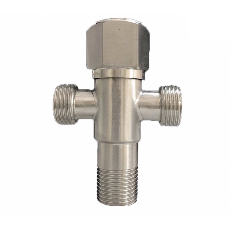 Van tê cầu inox 304, chia áp van T, van F