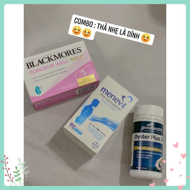 Viên uống tăng khả năng thụ thai Blackmores Conceive Well Gold - Úc 56v | Thế Giới Skin Care