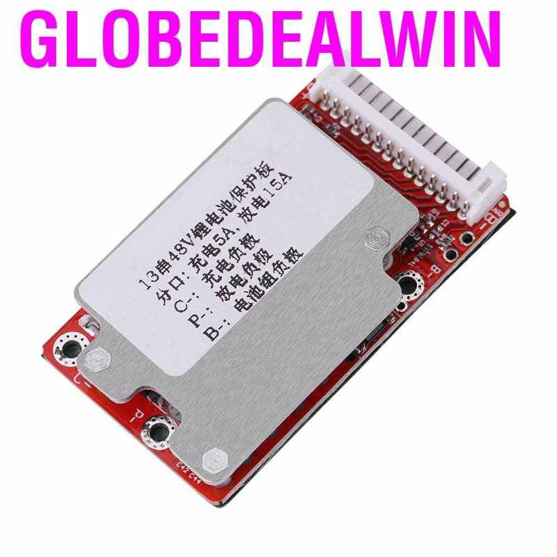 Bảng mạch bảo vệ pin Li-ion Lithium 18650 13S 45A 48V/54.6V BMS PCB OB chuyên dụng