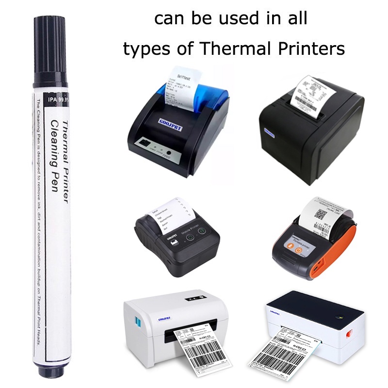 Bút vệ sinh làm sạch đầu in cho máy in nhiệt 4B, HPRT N41, Xprinter DT108B - XP 350B - XP470B, Rongta RP421