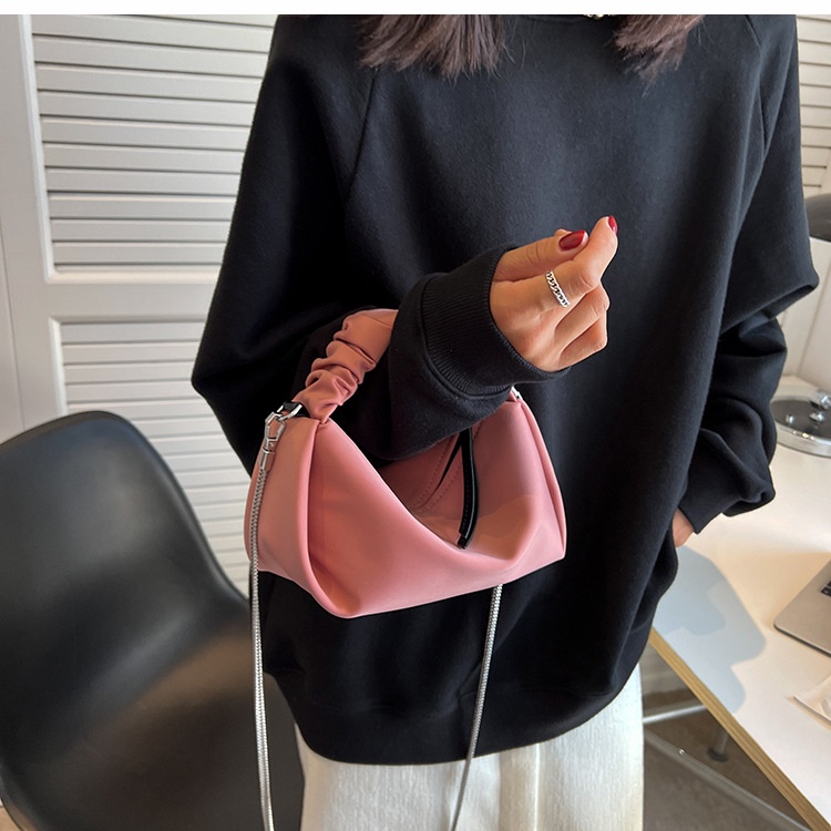 Túi IELGY đeo vai/ xách tay phối dây xích đơn giản thời trang cho nữ