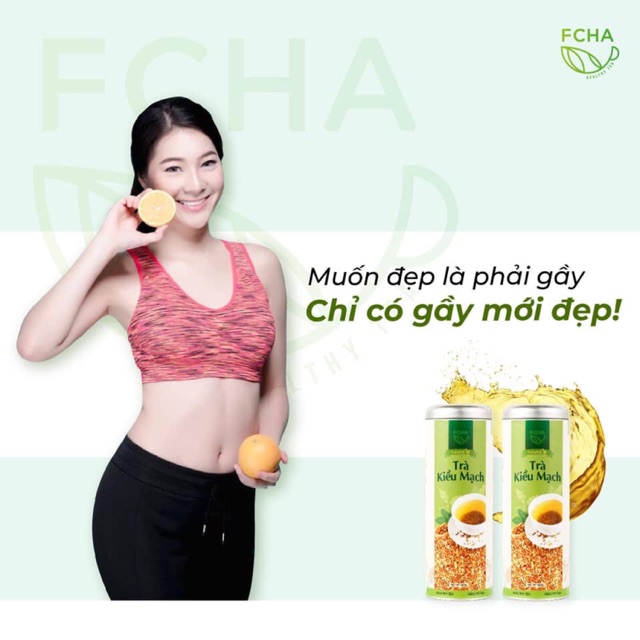 [ Quà Tặng - Free Ship]Trà kiều mạch fcha - Giảm mỡ đẹp dáng đẹp da | BigBuy360 - bigbuy360.vn