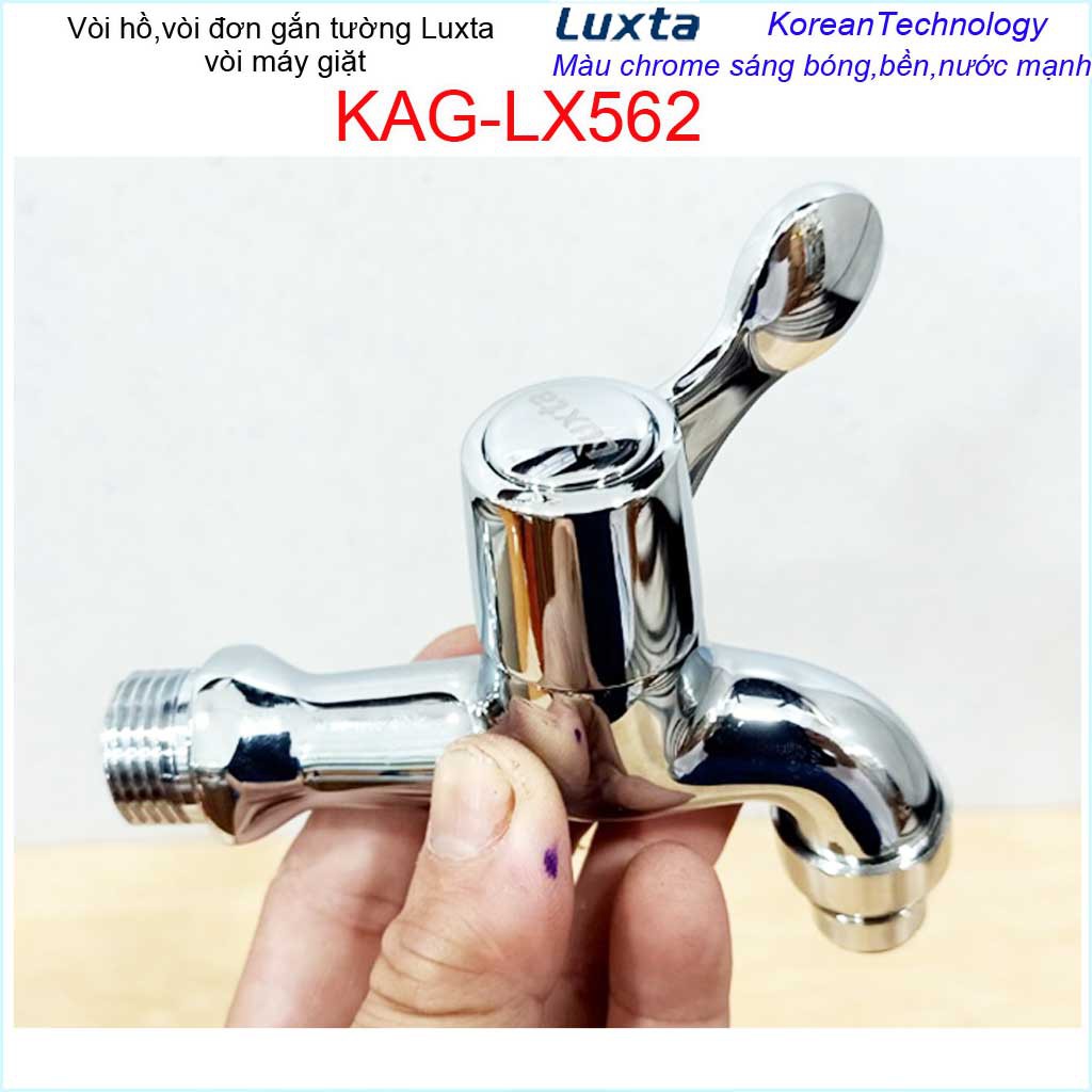 Vòi lạnh gắn tường, vòi đơn Luxta, vòi xả nước KAG-LX562-LX563-LX564-LX565_LX566