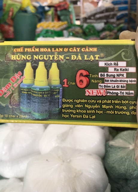 Chế phẩm sinh học Hùng Nguyễn hàng chuẩn