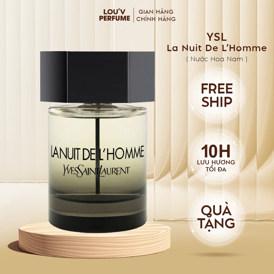 Nước Hoa Nam YSL La Nuit L'Home EDT - Mẫu Thử 10ML - Chính Hãng