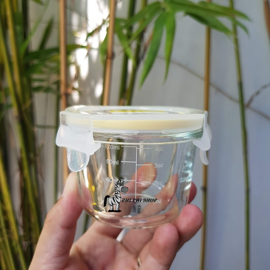 Hộp thủy tinh chia vạch Lock&amp;Lock Baby food container 150ml dành cho bé .LLG.820