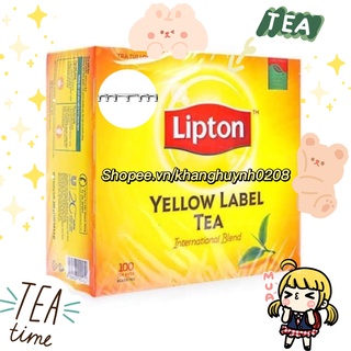 Trà Lipton Nhãn Vàng 100 gói x 2g