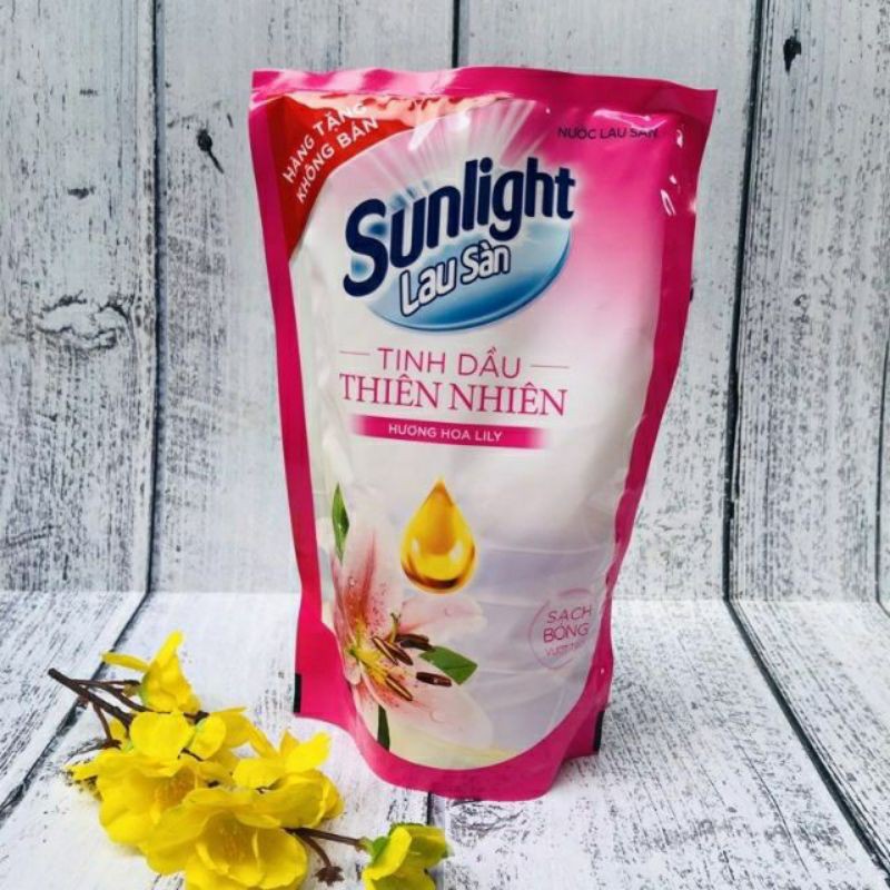 Sunlight lau sàn 550gram [Xả kho] màu hồng (hàng khuyến mãi)