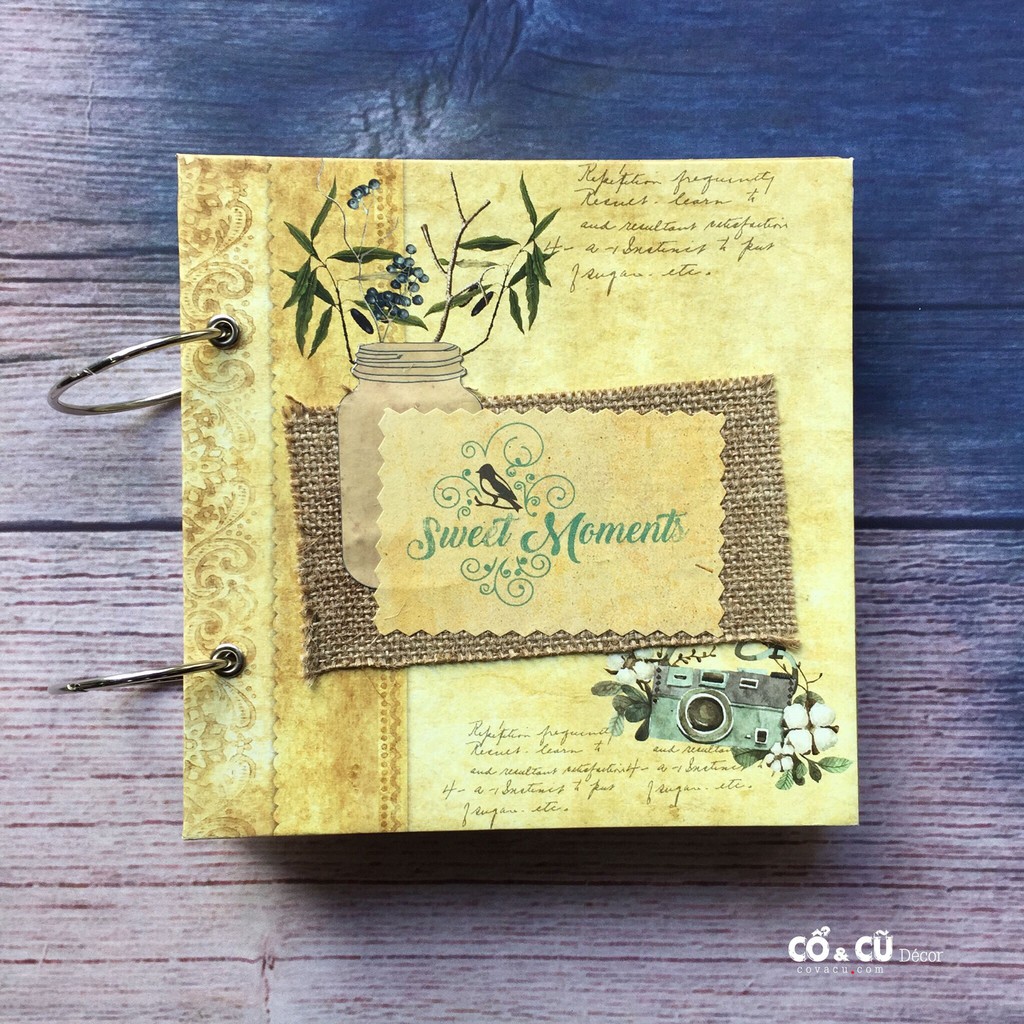 Album ảnh Scrapbook handmade làm album cưới độc đáo