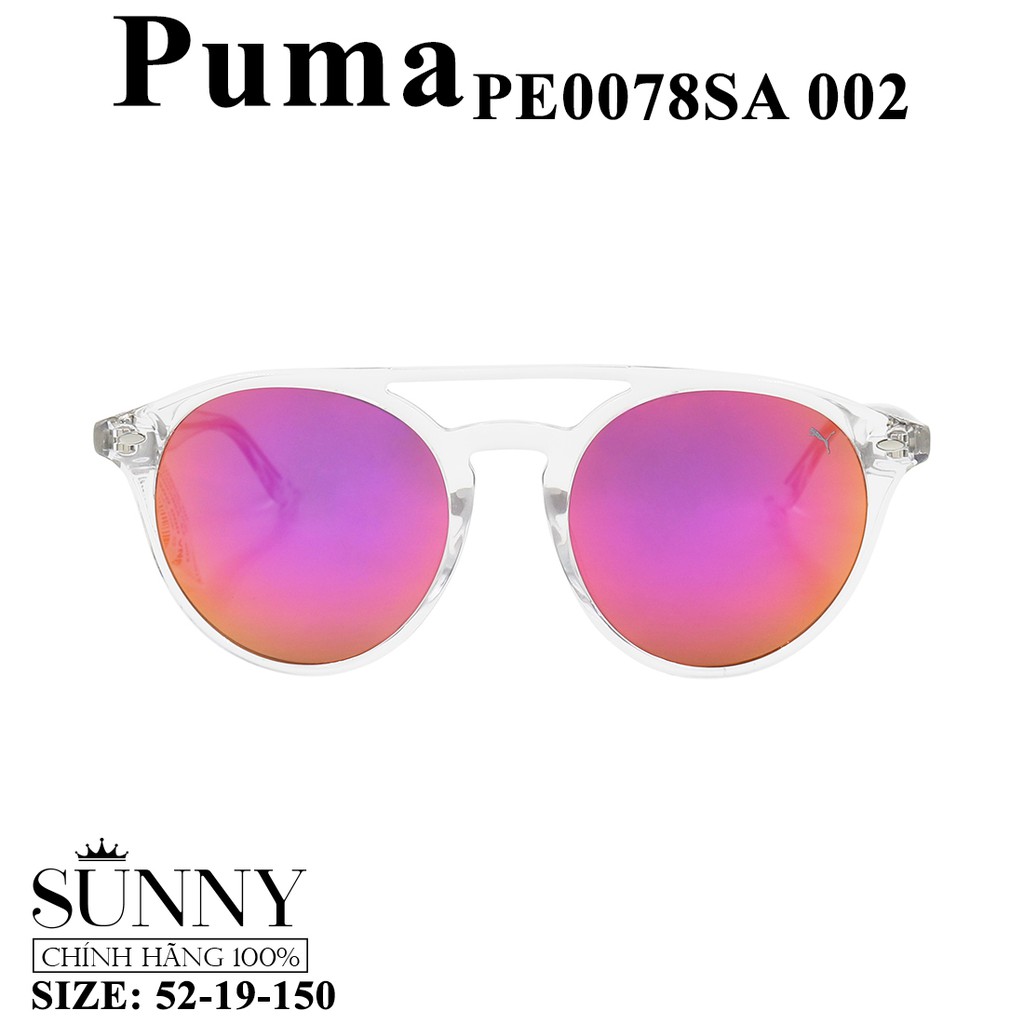 Kính mát nam nữ chính hãng Puma PE0078SA màu sắc thời trang, thiết kế dễ đeo bảo vệ mắt