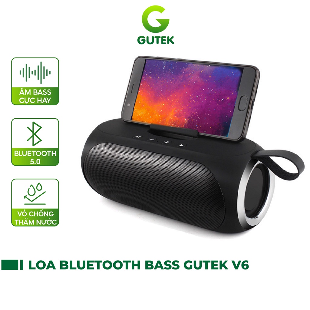 Loa Bluetooth Nghe Nhạc Siêu Bass Không Dây Công Suất Lớn Có Giá Đỡ Điện